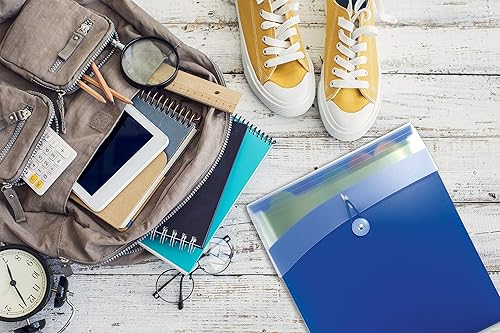 Miniatura 8 de Better Office Products - Archivador de mochila de 6 bolsillos expansible vertical, 1 pieza, tamaño carta, para un fácil acceso a la mochila,