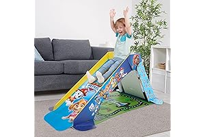 Pop2Play Paw Patrol Toddler Slide Foldable Cardboard Slide for Kids