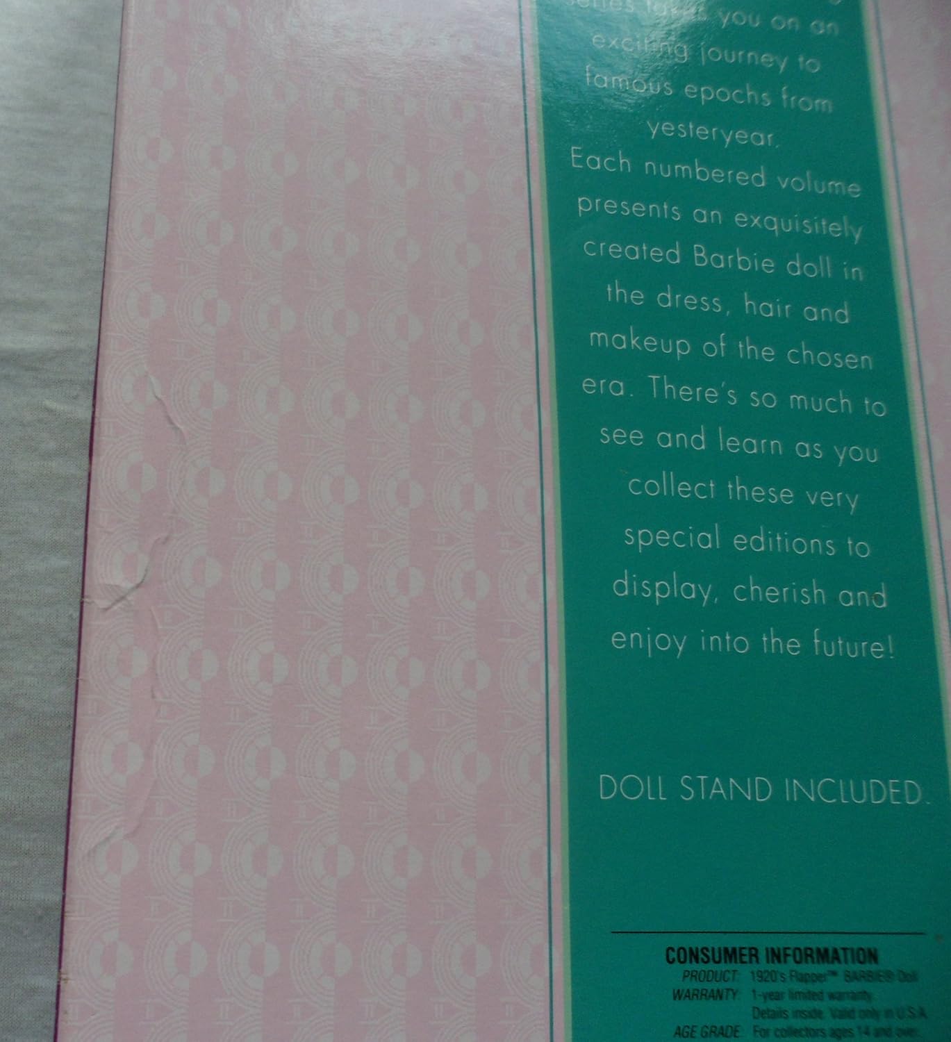 Barbie Mattel Doll 1993 : 1920's Flapper from Great Era's