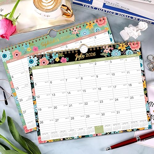 Miniatura 2 de Calendario 2026-2027 – Calendario de pared 2026-2027 con 18 meses, de julio de 2026 a diciembre de 2027, 14.6 x 11.5 pulgadas, encuadernación de