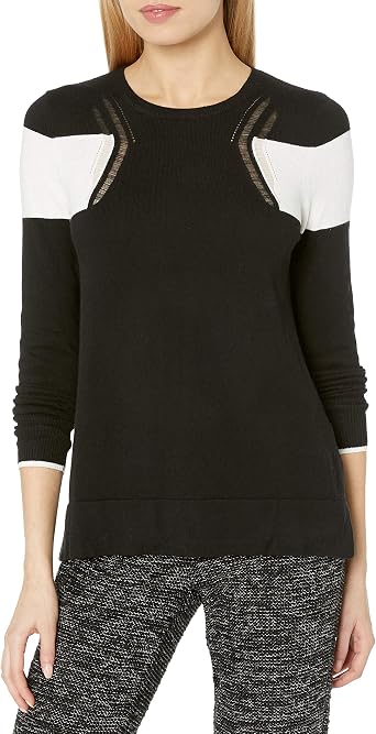 Amazon.com: French Connection Lois Knits para mujer, Negro/Blanco  (Black/Summer White), S : Ropa, Zapatos y Joyería