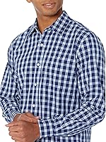 Vista 4 de Tienda Essentials Men's Slim-Fit Long-Sleeve Poplin Shirt