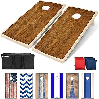 GoSports Portable Cornhole Sets, 8 Styles – Choose 4 x 2 ft or 3 x 2 ft ...