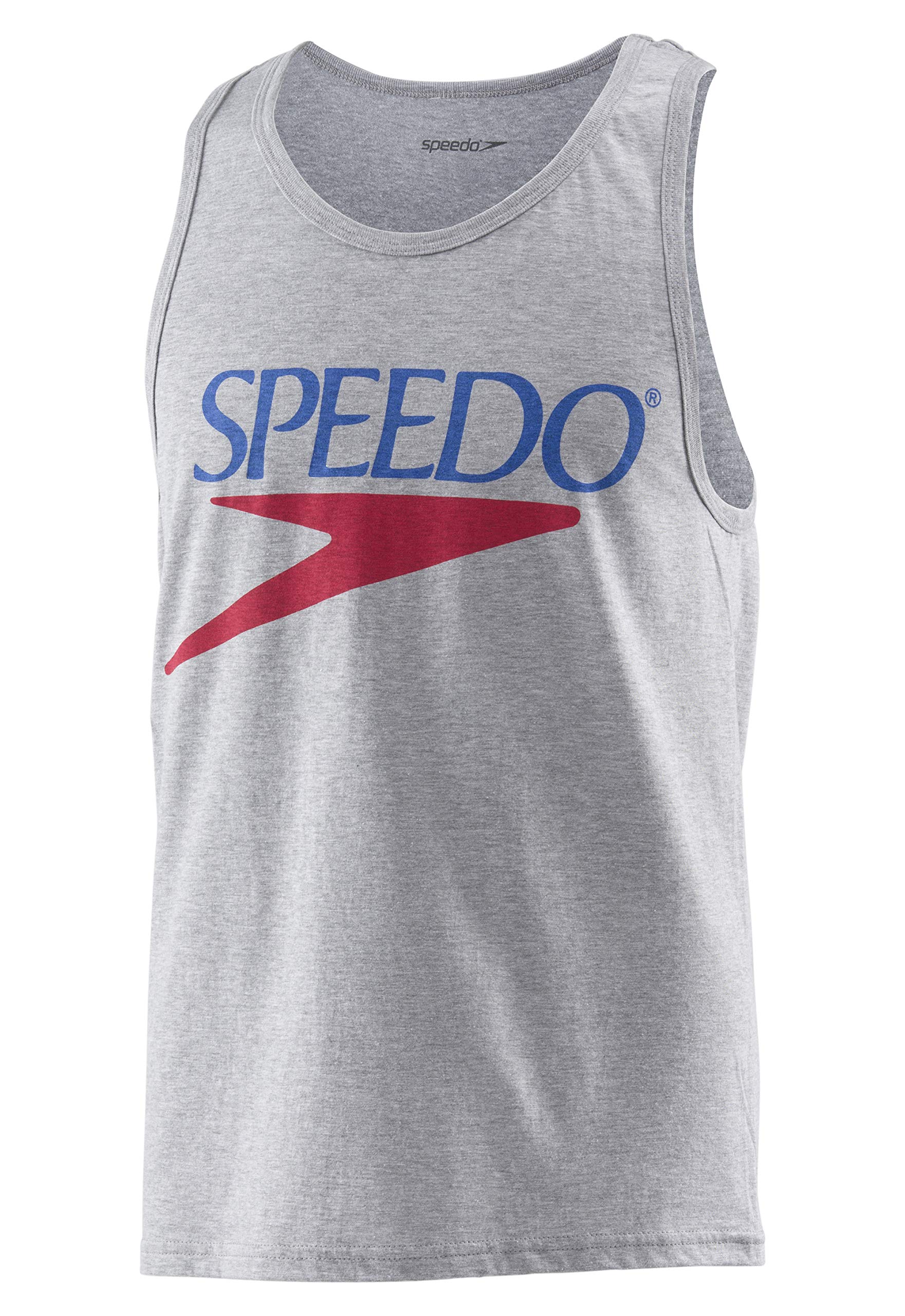 Amazon.com: Speedo Unisex-Adult Tank Top Sleeveless Vintage Crew