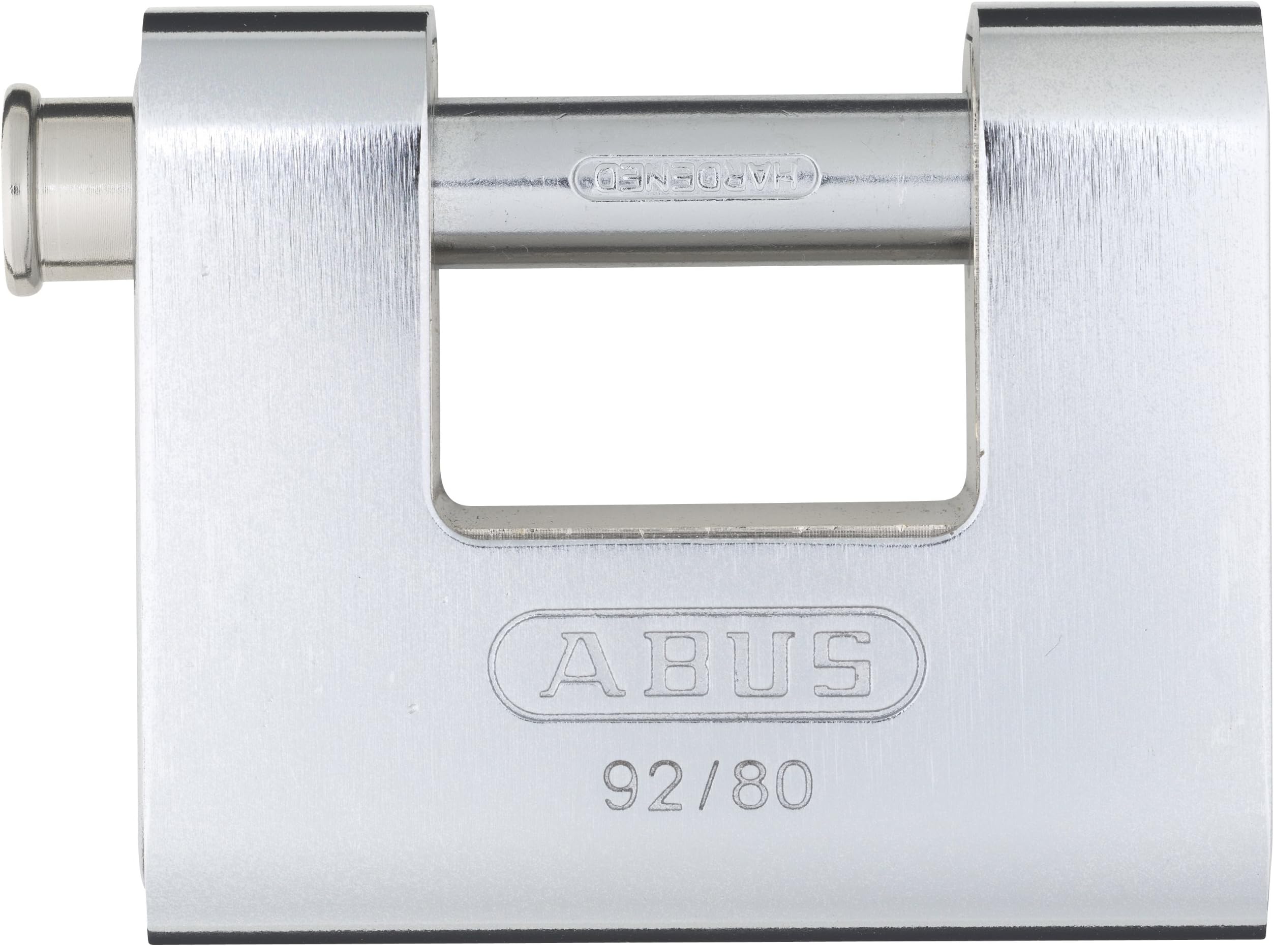 ABUS 92/80 KD All Weather Solid Brass with Steel Jacket Monoblock Keyed Different Padlock