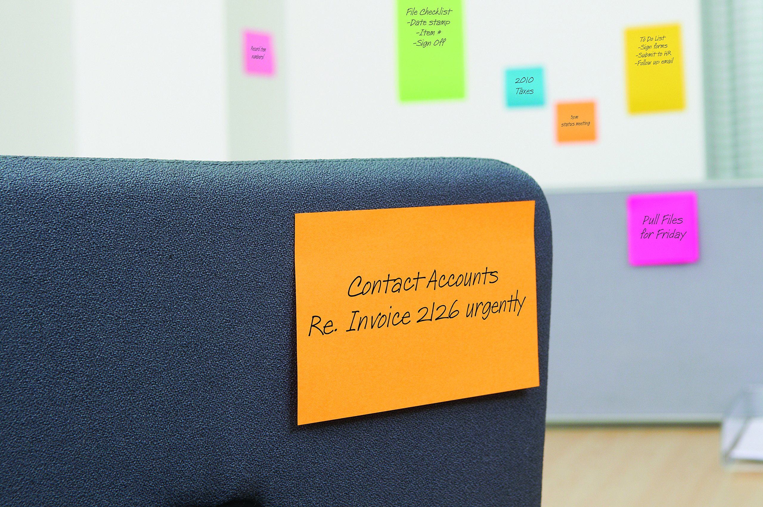 Post-it "Super Sticky Notes Promotion" selbstklebende Haftnotizzettel in 76 x 76 mm & Post-it Super Sticky Meeting Notes 6445-4SS – Selbstklebende Haftnotizzettel in 152 x 101 mm