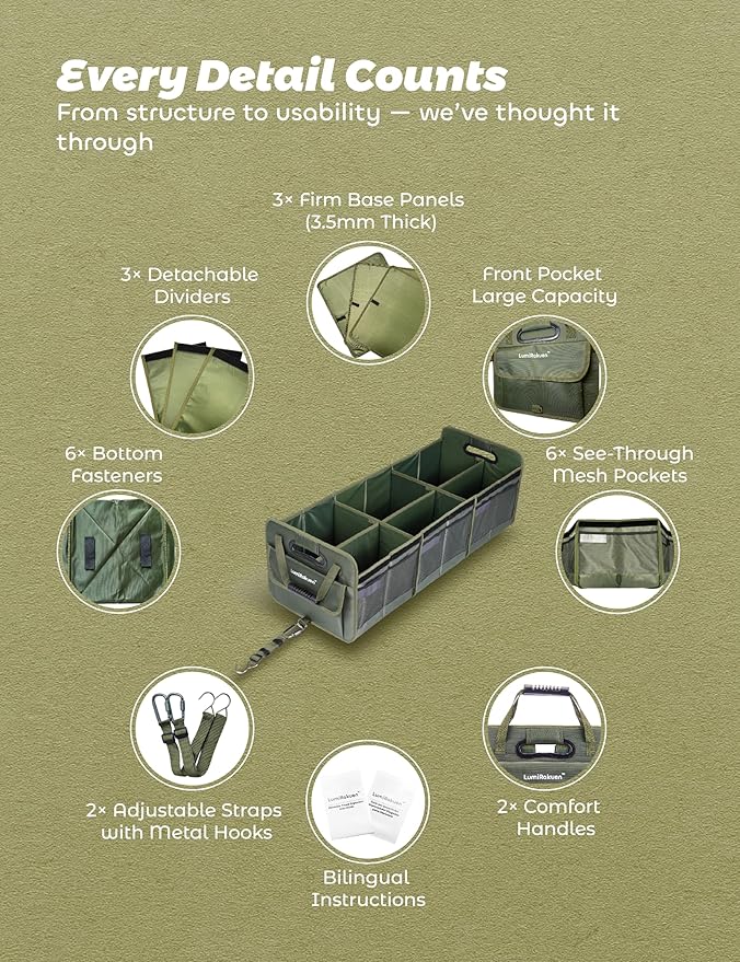 Organizador De Baúl Plegable Oxford miniatura 5