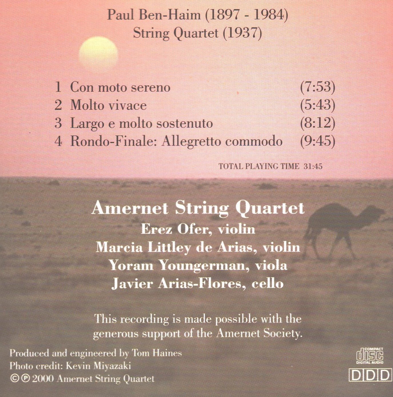 Quartet Op.21
