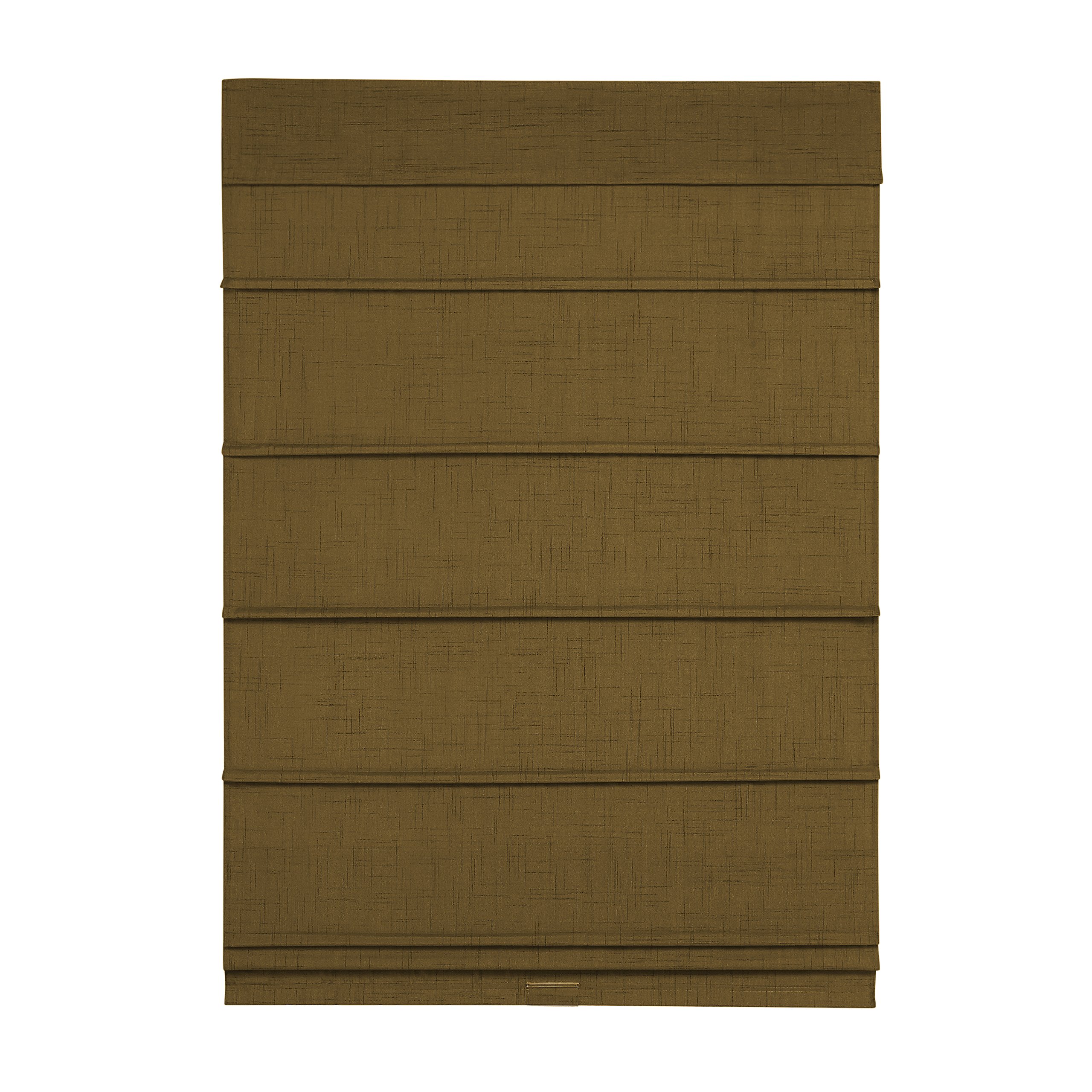 Cordless Room Darkening Fabric Roman Shade (Cafe, 36x64)