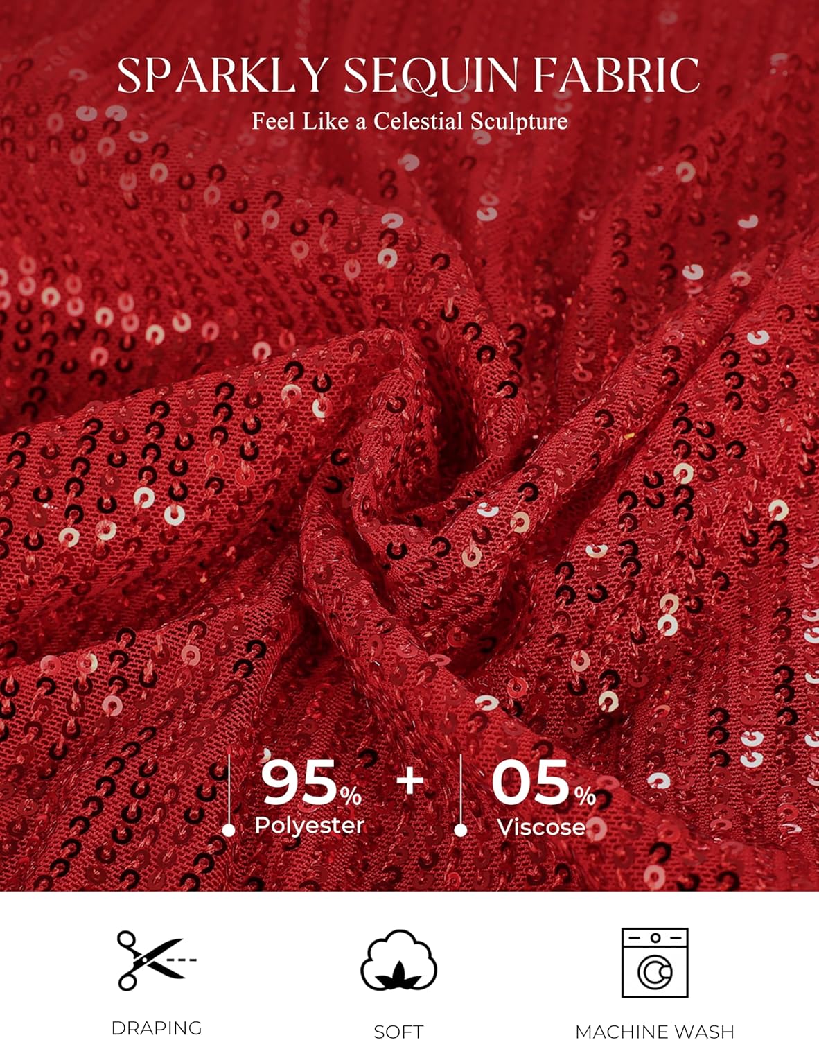 GRACE KARIN Sequin Tank Tops for Women, Sparkly Party Shirts Glitter, Sleeveless Cami Crop Vest, Shimmer Club Top - Image 6