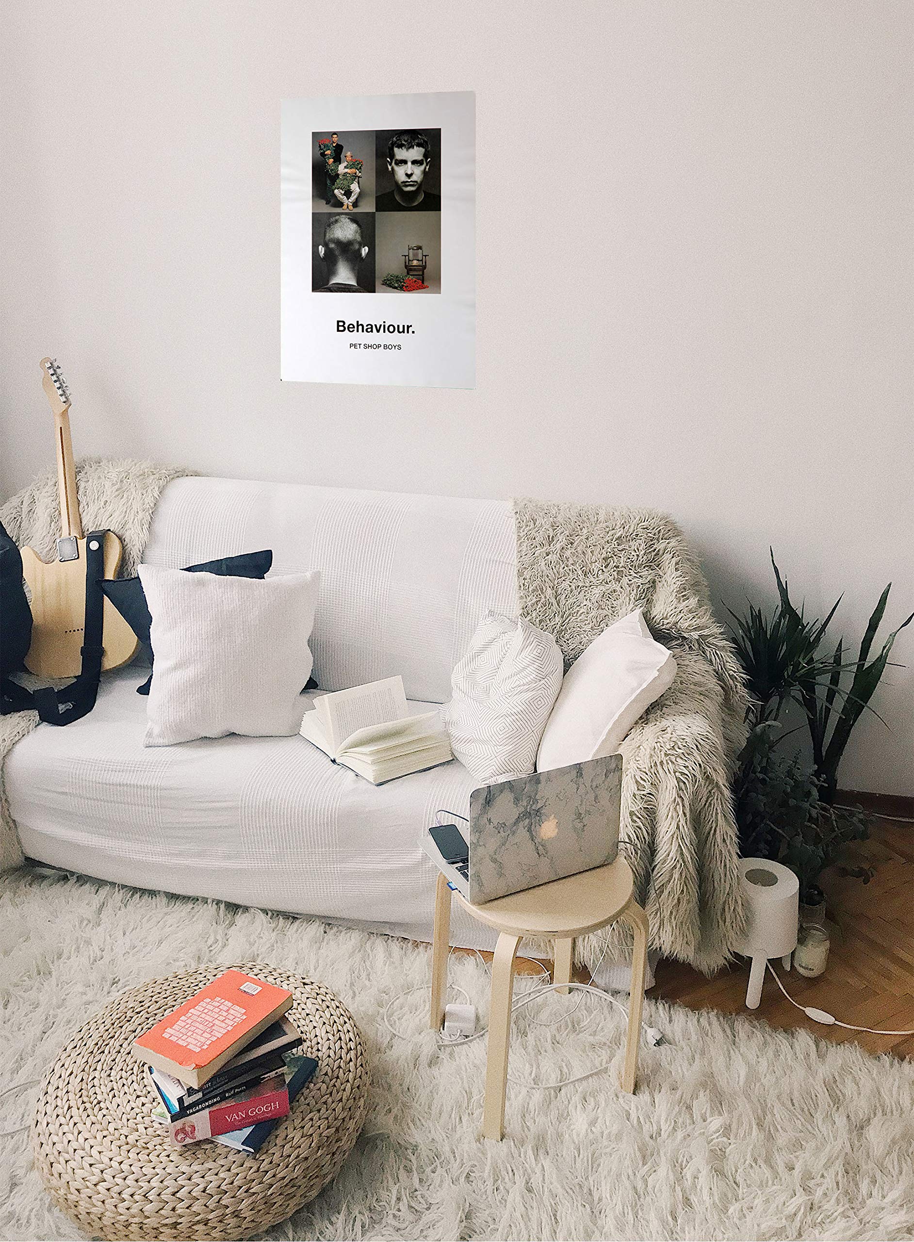 Premium Poster/Plakat | DIN A1 | Wanddeko | Live Konzert Veranstaltung » Pet Shop Boys - Behaviour, 1990 «