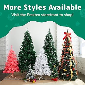 Amazon.com: PREXTEX 23-Inch DIY Tabletop Mini Christmas Tree