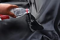 Vista 4 de MAGCA Funda Protectora para Asiento de Coche, Impermeable, Funda para Asiento Delantero Universal, Color Negro, Paquete de 1