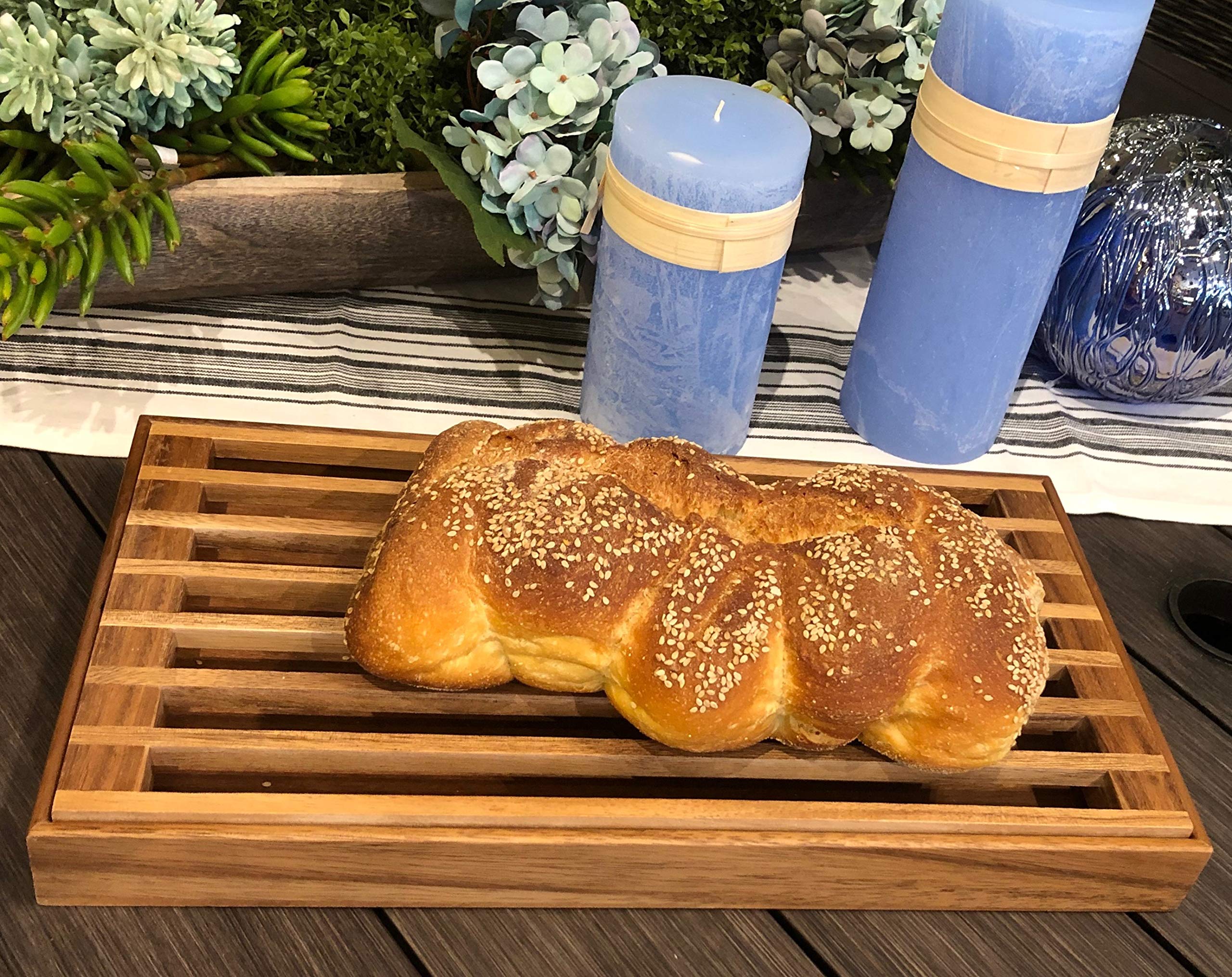 Amazon.com: Kalmar Home Acacia Wood Three-in-One Trivet and Bread