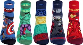 Supersox Disney Character Ankle Length Socks Collection for Men Pack of 5 (Free Size) Price In India