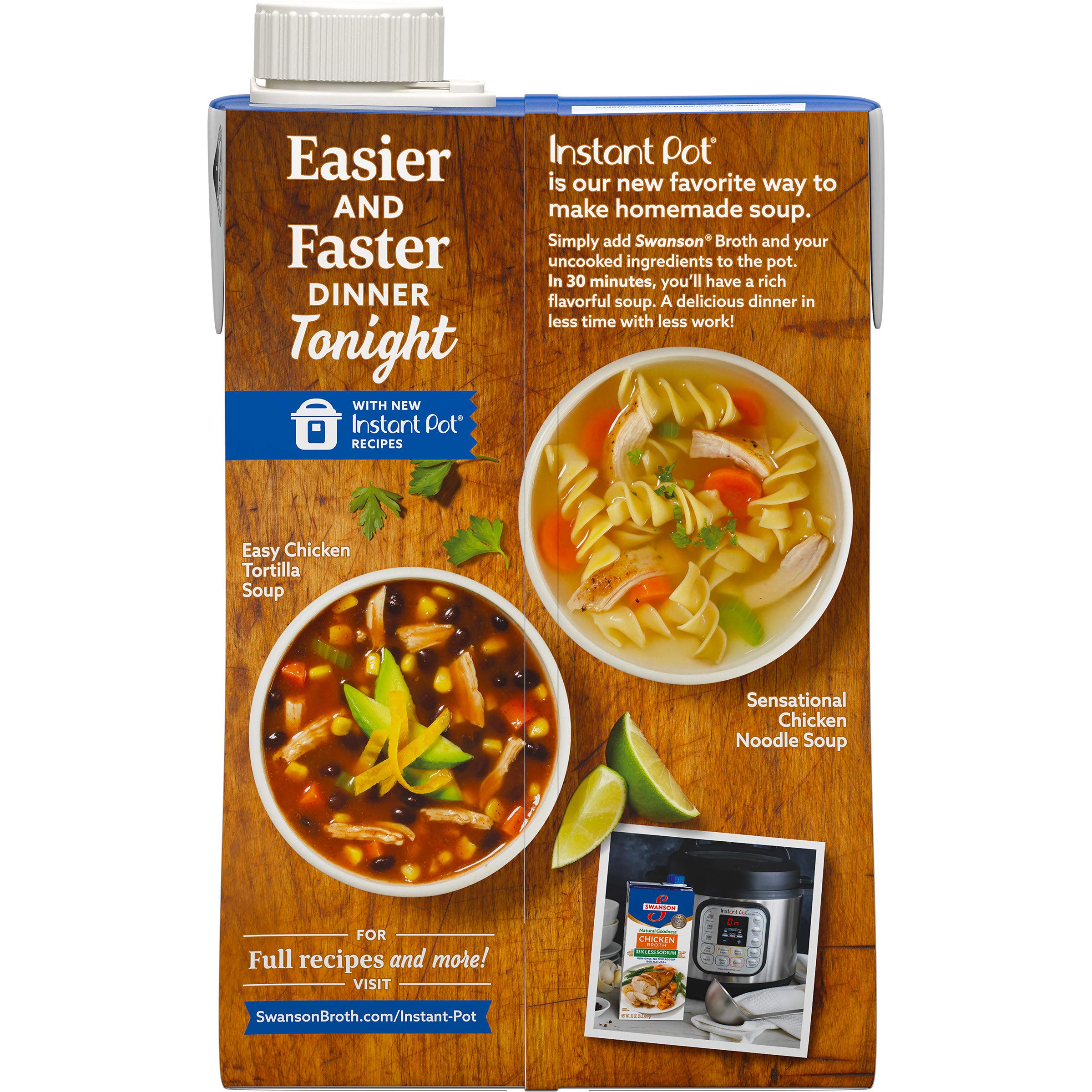 Swanson Natural Goodness Chicken Broth, 48 oz. Carton
