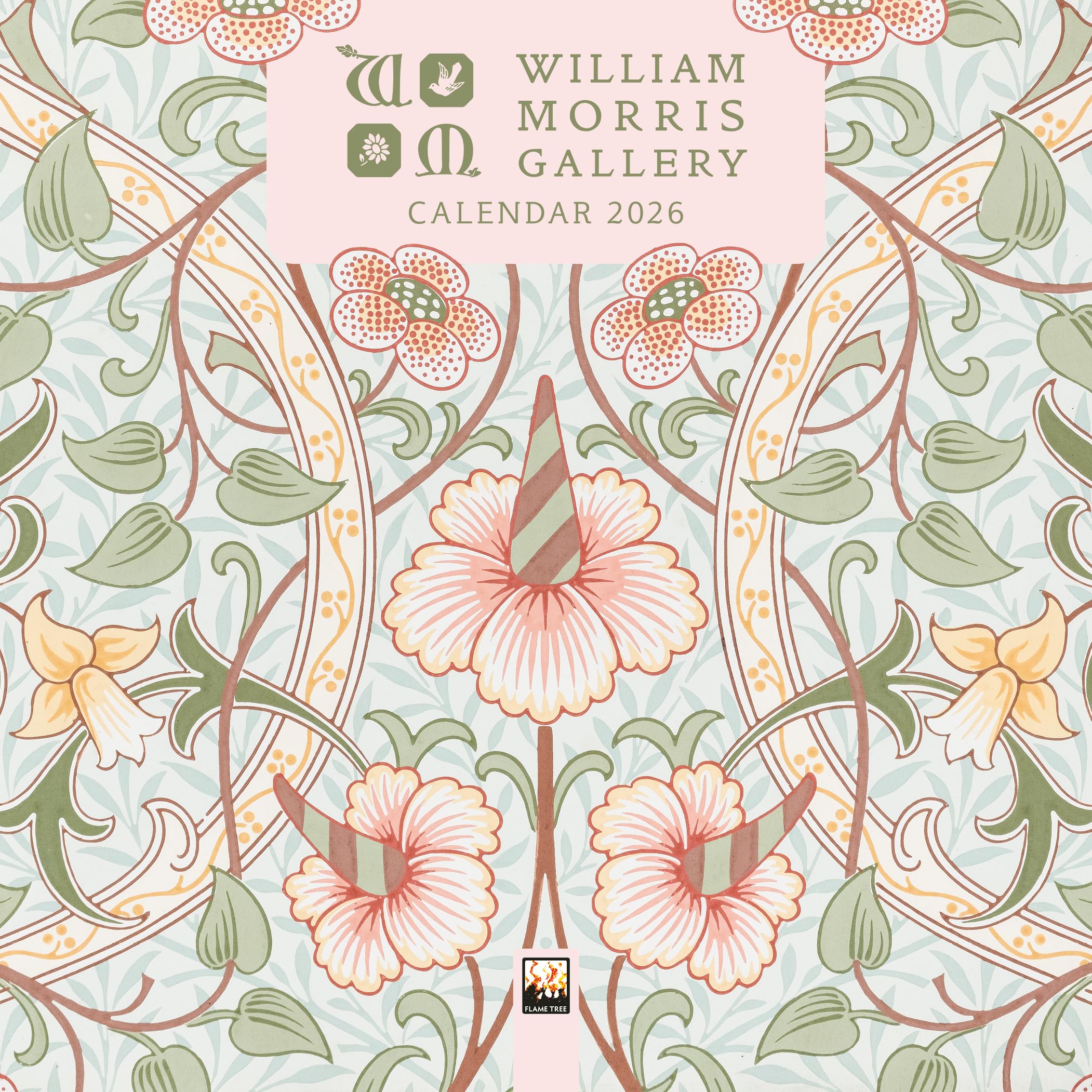 William Morris Gallery Mini Wall Calendar 2026 (Art Calendar)