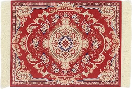 Persian Style Carpet Mouse Pad, Several Images (Red Passion)