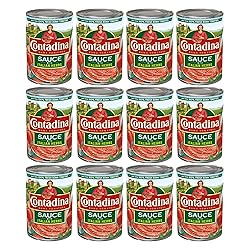 Contadina Tomato Sauce with Italian Herbs, 15 oz (Pack of 12 Cans)
