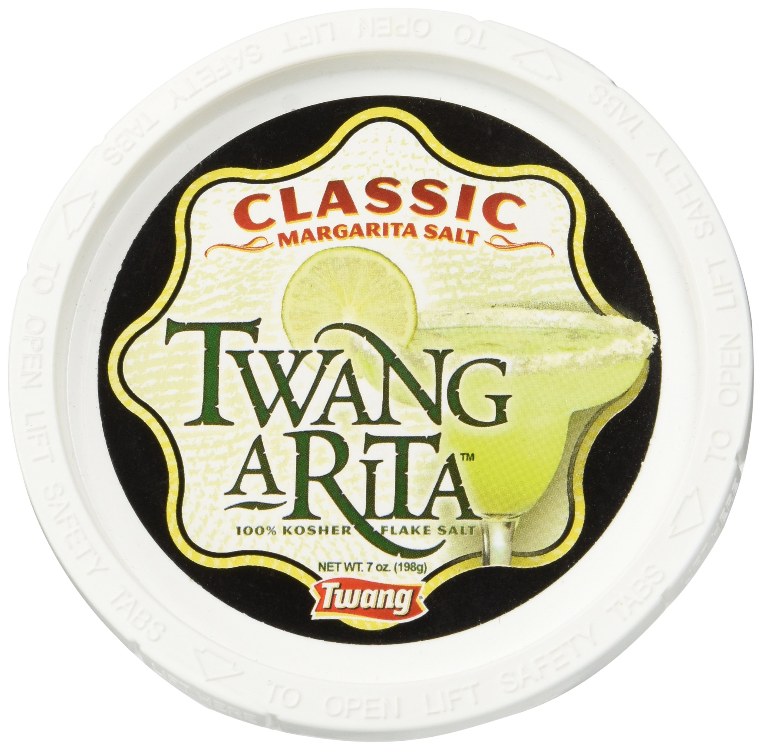 Twang-A-Rita Classic Rimming Salt Tub, 7 Ounce Tub (Single)