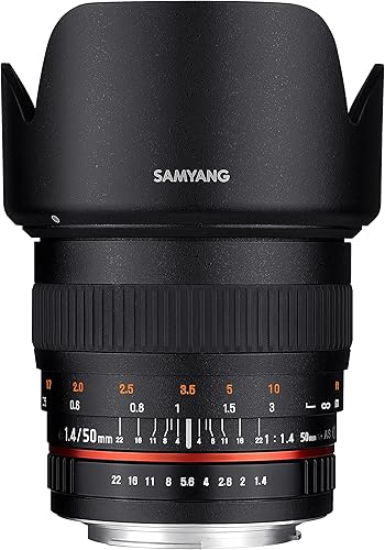Samyang SY50M-C EF Cámaras Standard Prime Lente fija Prime para Canon EOS EF Digital SLR