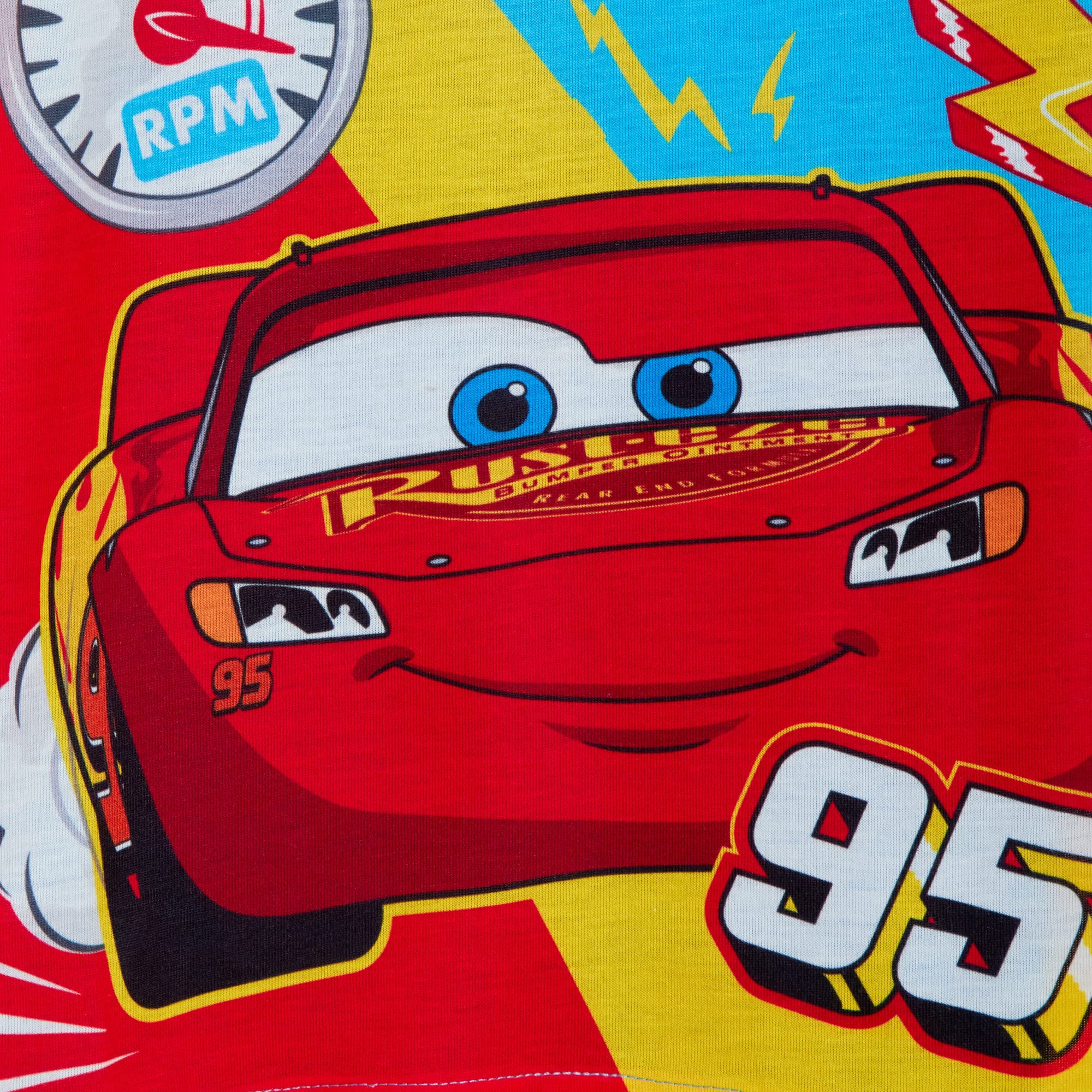Disney Confezione da 3 Magliette Cars per Ragazzi Saetta McQueen Dress Up T-Shirt Corte estive