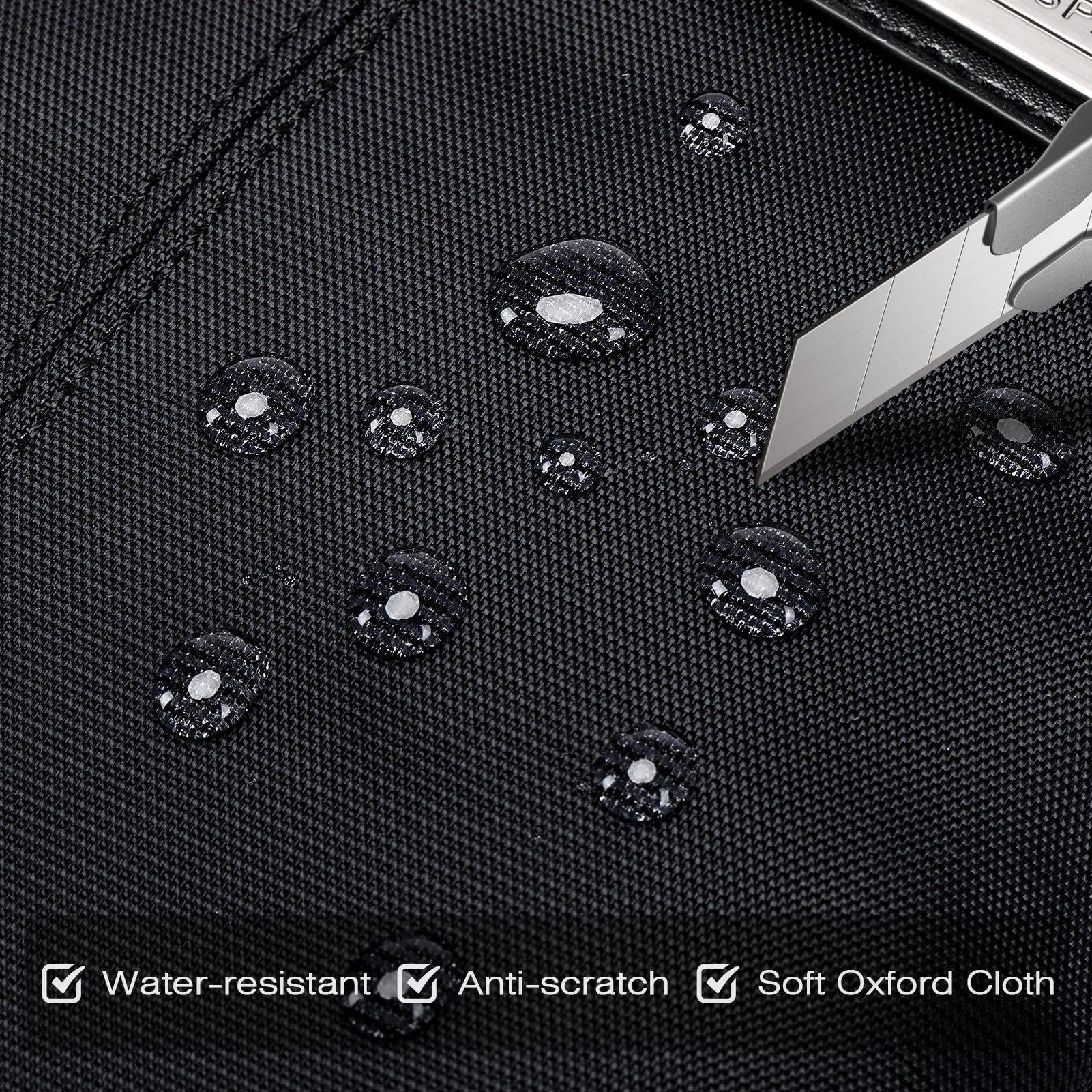 SPAHER Borsa Uomo Tracolla Borsello Ipad Impermeabile, Lavoro Tablet