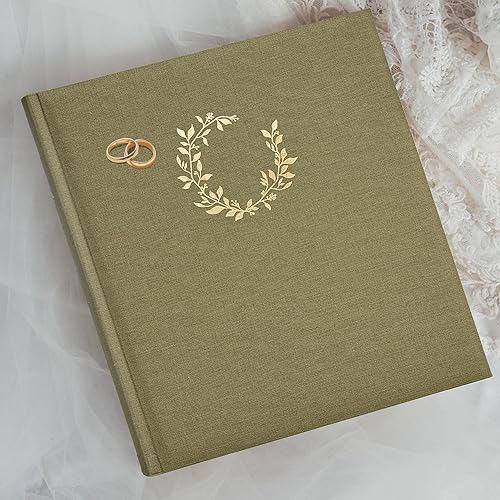 Miniatura 27 de Álbum de recortes premium – Álbum de fotos con espacio de escritura – 100 páginas para varios tamaños 4 x 6, 5 x 7, 6 x 8, 8 x 10 – Capacidad