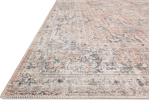 Miniatura 3 de Loloi Skye Collection SKY-01 - Alfombra redonda de 6'-0" x 6'-0", color ruborgris
