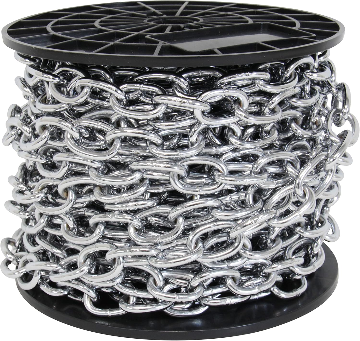 RCH Hardware CH-S60-02-BN-65 Steel Chandelier Chain 5 Gauge, Brushed Nickel (65 Foot Reel)