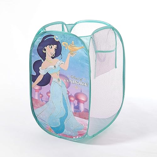Idea Nuova Disney Aladdin - Cesta desplegable con asas de transporte duraderas 21 pulgadas de alto x 135 pulgadas de ancho x 135 pulgadas de largo