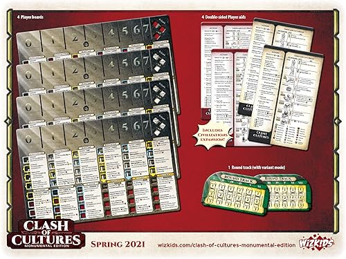 Miniatura 4 de Clash of Cultures: Monumental Edition | Board Game WizKids - Nueva edición