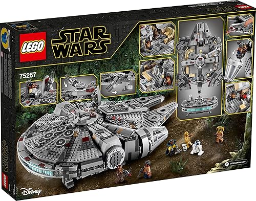 Miniatura 8 de LEGO Star Wars Millennium Falcon 75257 - Juego de juguetes de construcción para niños niños y niñas a partir de 9 años 1353 piezas