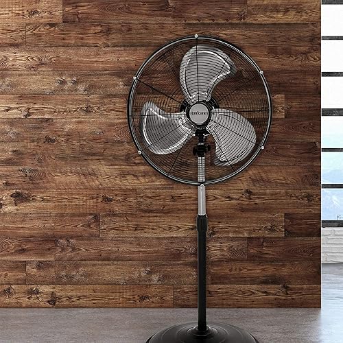 Miniatura 8 de Hurricane Pro - Ventilador de metal de alta velocidad Aluminio Negro 20