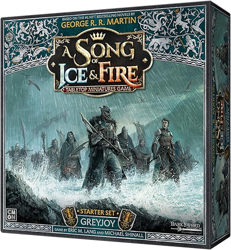 Miniatura 2 de A Song of Ice and Fire - Juego de iniciación en miniatura de mesa Greyjoy - Rulers of The Iron Islands! Juego de estrategia para adultos, mayores de