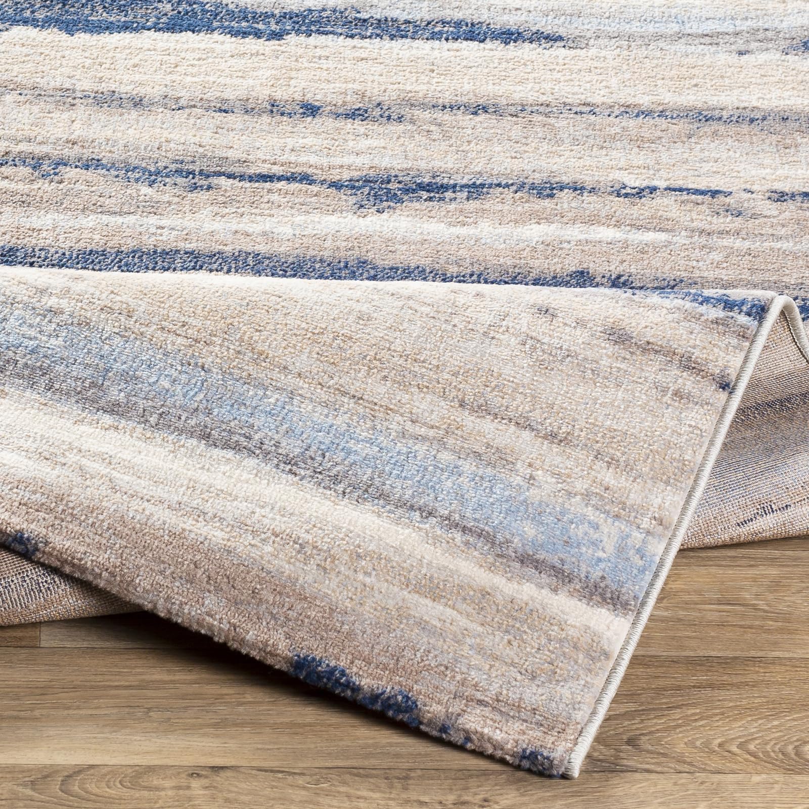 Livabliss Pandora Bruges Tapis 160x215 cm – Ivoire, Marron, Gris, Poil Ras
