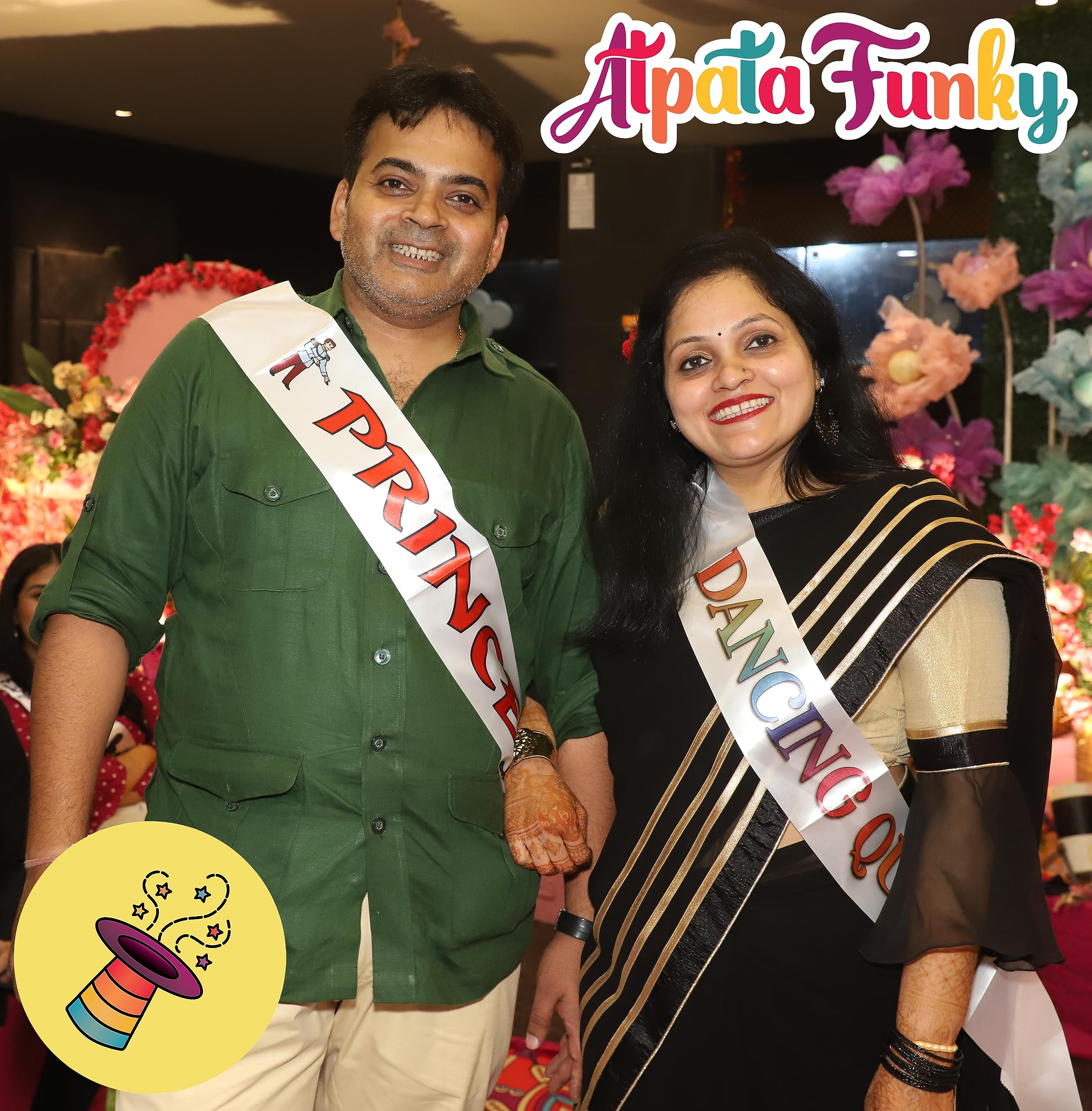Atpata Funky Prince Sash for The Birthday Boy, Pampered Brother, etc. - Image 4 thumbnail