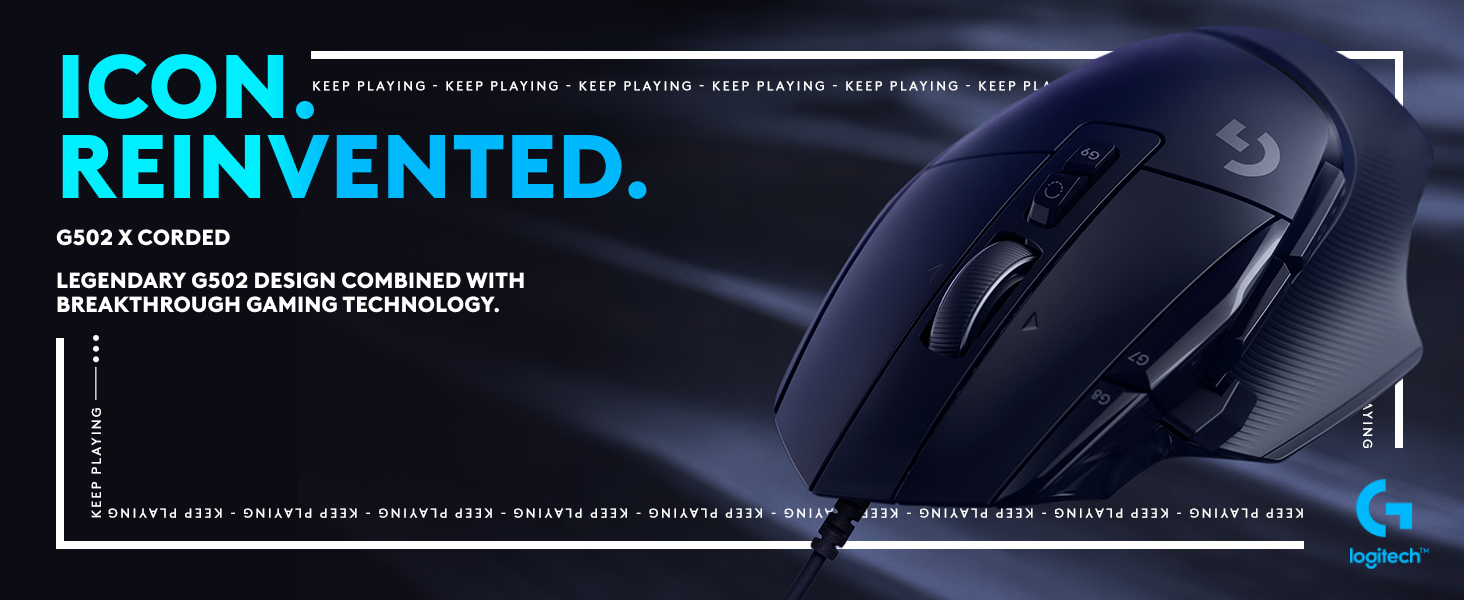 Amazon.com: Logitech G502 X Wired Gaming Mouse - LIGHTFORCE Hybrid