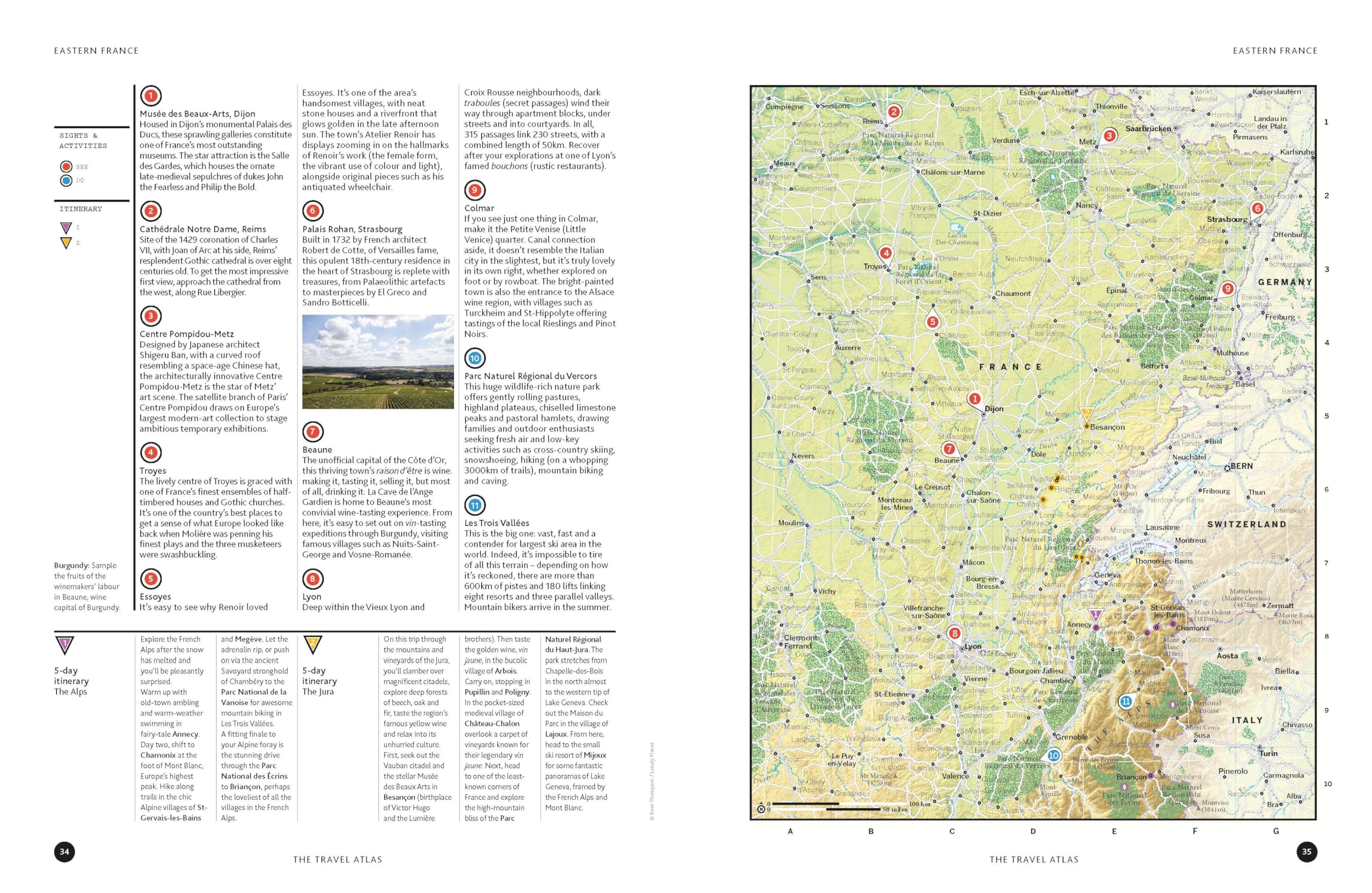 The Travel Atlas 1ed -anglais-: 205 Comprehensive Maps for Every Country on Earth | Itineraries from 2 Days to 2 Weeks | Trip Planning Tools & Recommended Activities