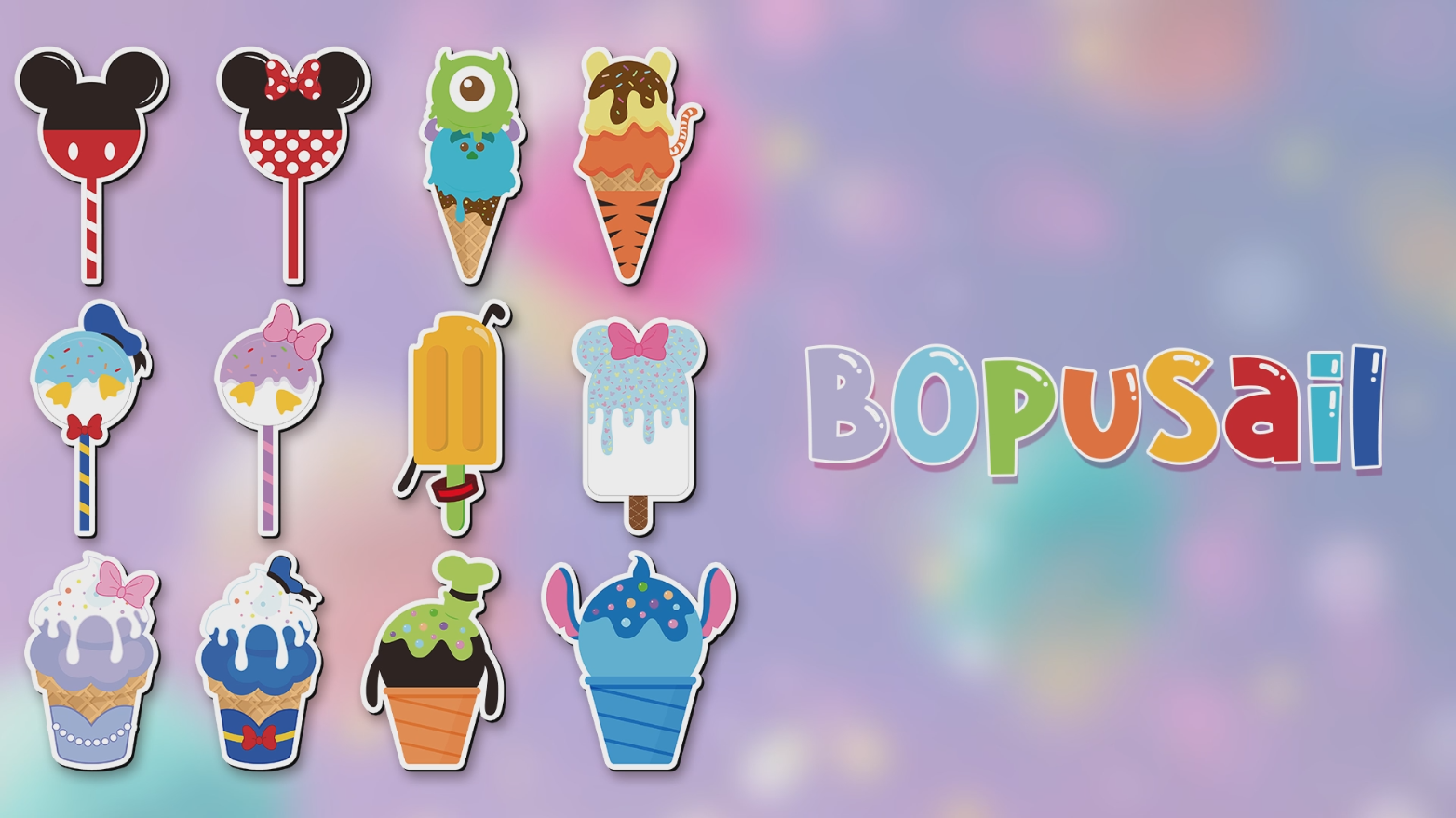 Imanes decorativos con diseño de helado, pack 12 unidades miniatura 7