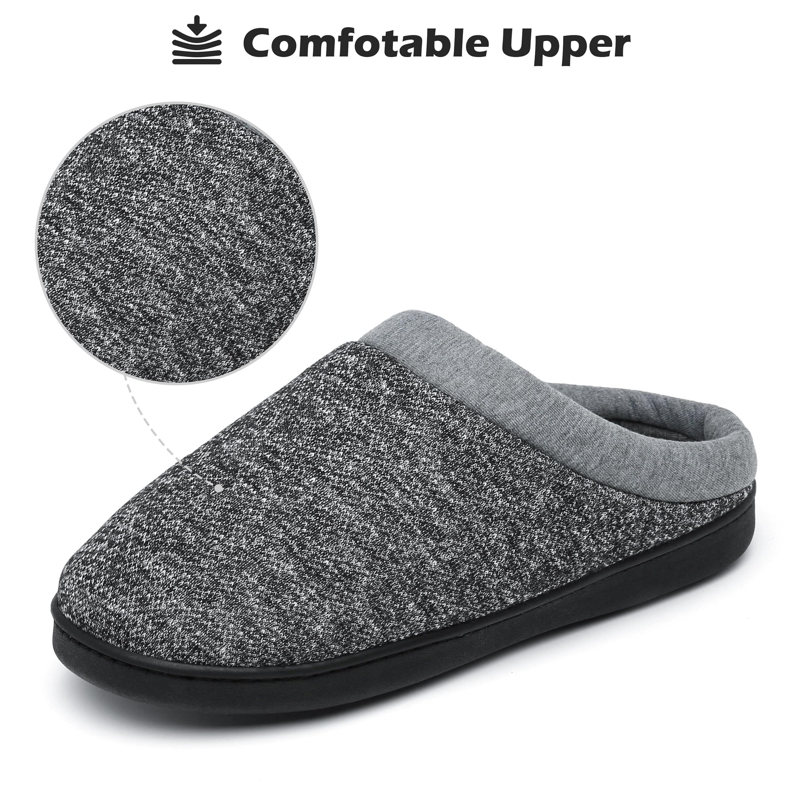 Mishansha Pantofole in Memory Foam per Uomo Donna Antiscivolo Ciabatte Invernali