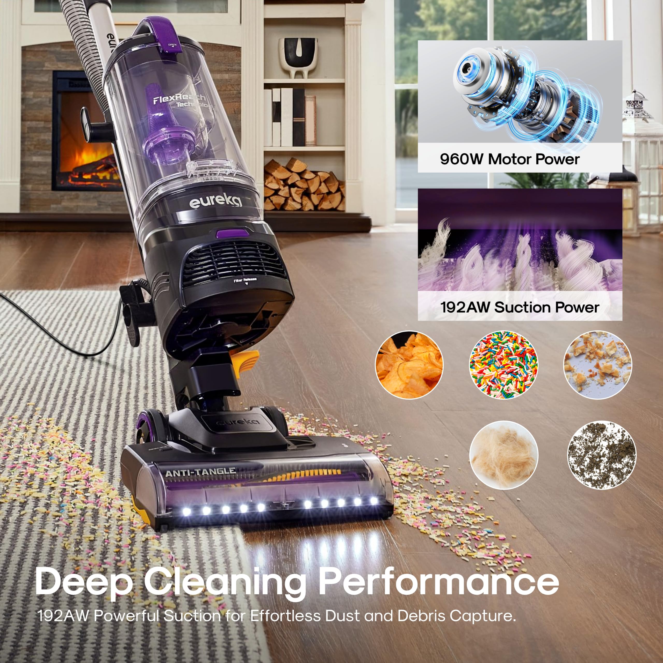 Eureka FlexReach Vacuum - Lift-Away Power -3 Eureka FlexReach Vacuum - Lift-Away Power -3