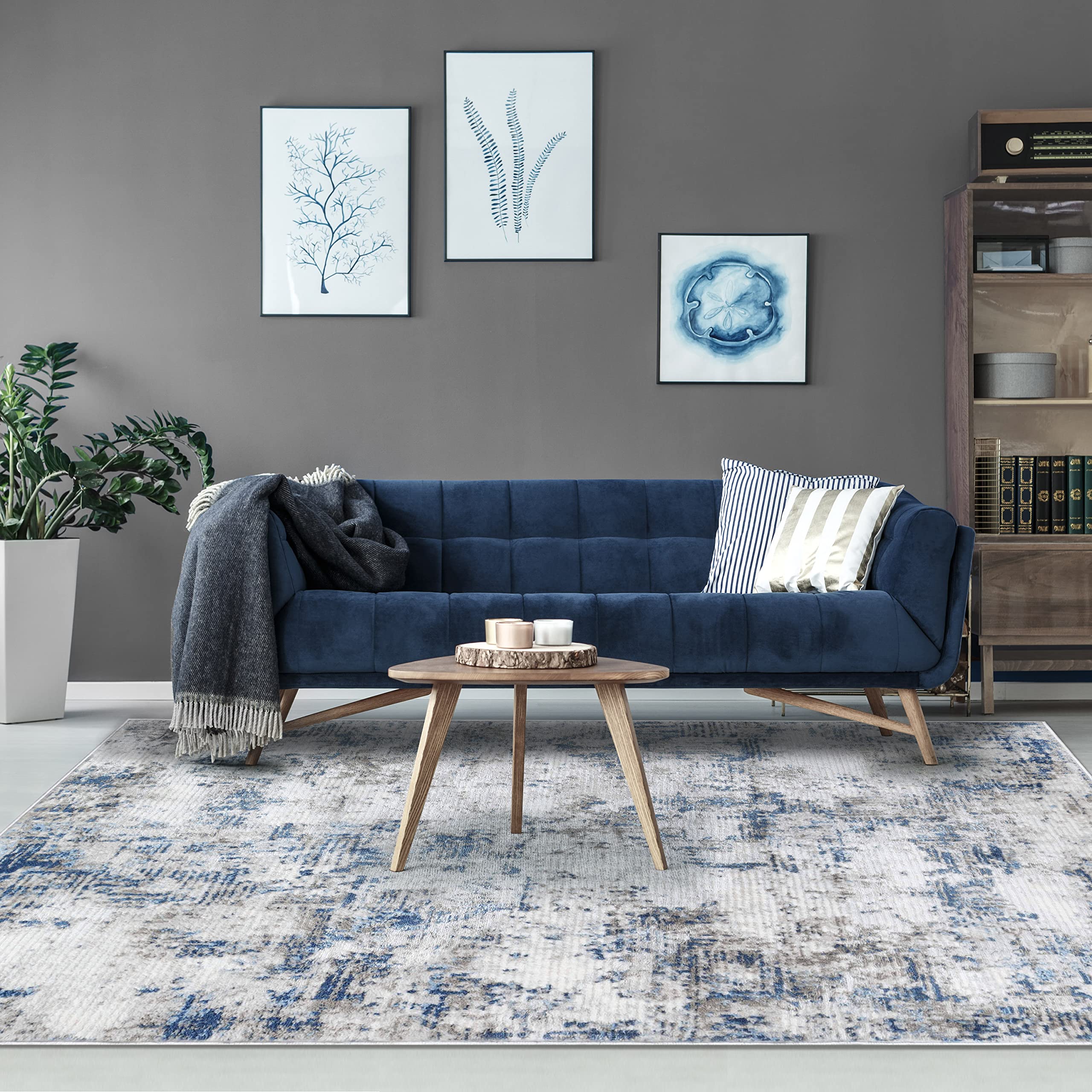 Tapis de salon et cuisine aspect vieilli pour sublimer vos sols en bois dur