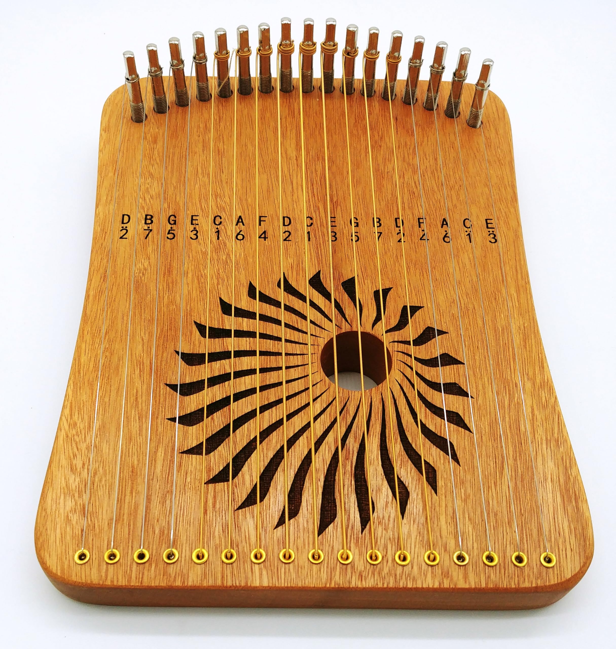 CAYLEN KaLyra Rosenholz, Kalimba-Lyra mit 17 Saiten