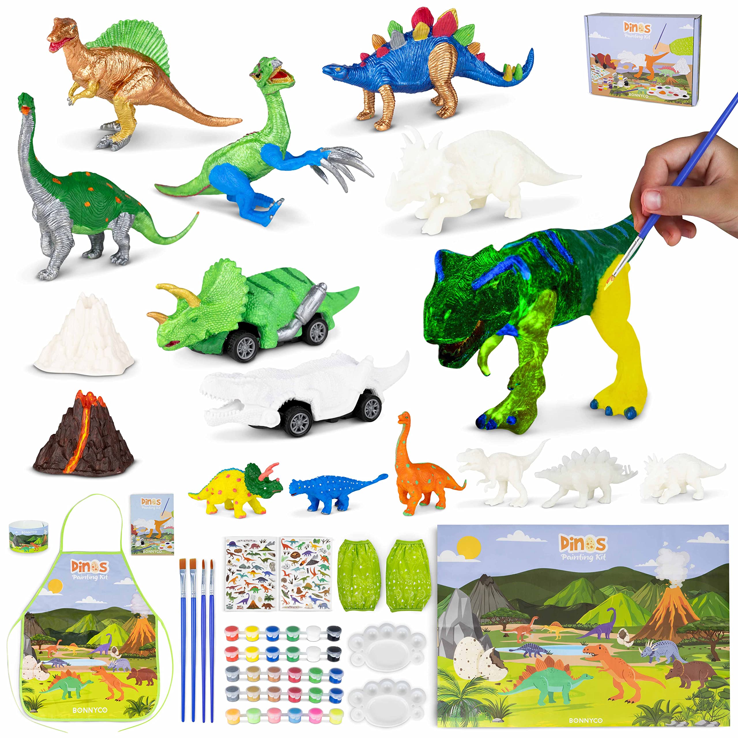 BONNYCO Dinosaur Toy Painting Set