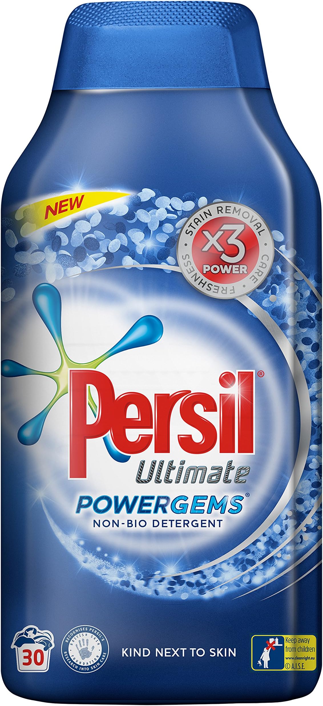 PersilPowergems Non Bio Washing Detergent Gems, 30 Wash, 960 G