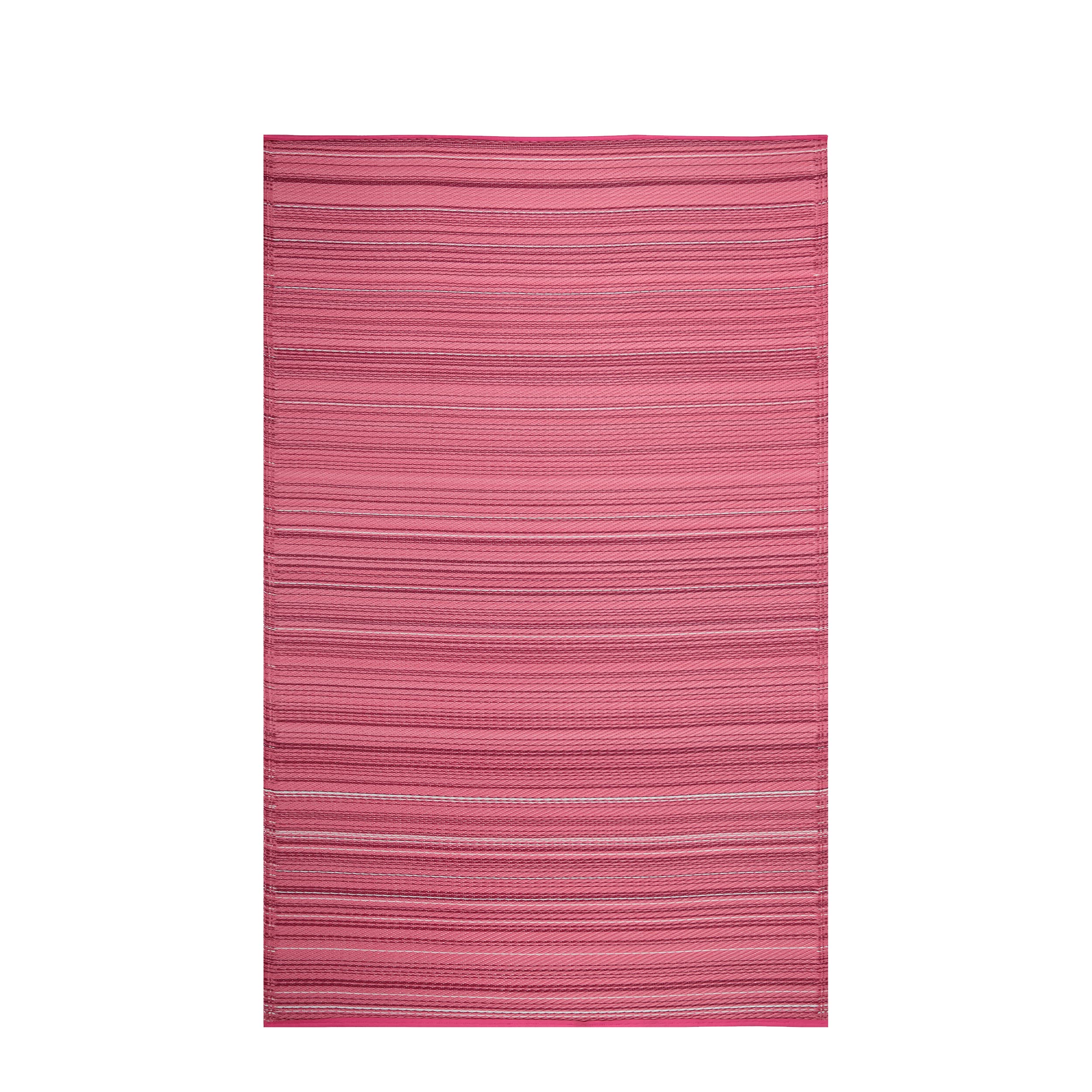 Sapana Carpet-Mats Chatai mats for Home Multipurpose, Reversible, Rectangular, Plastic chatai Floor mat for Sleeping Indoor/Outdoor use Hues of Pink Recycled 4 x 6 (L 180 cm x W 120 cm)-image-20