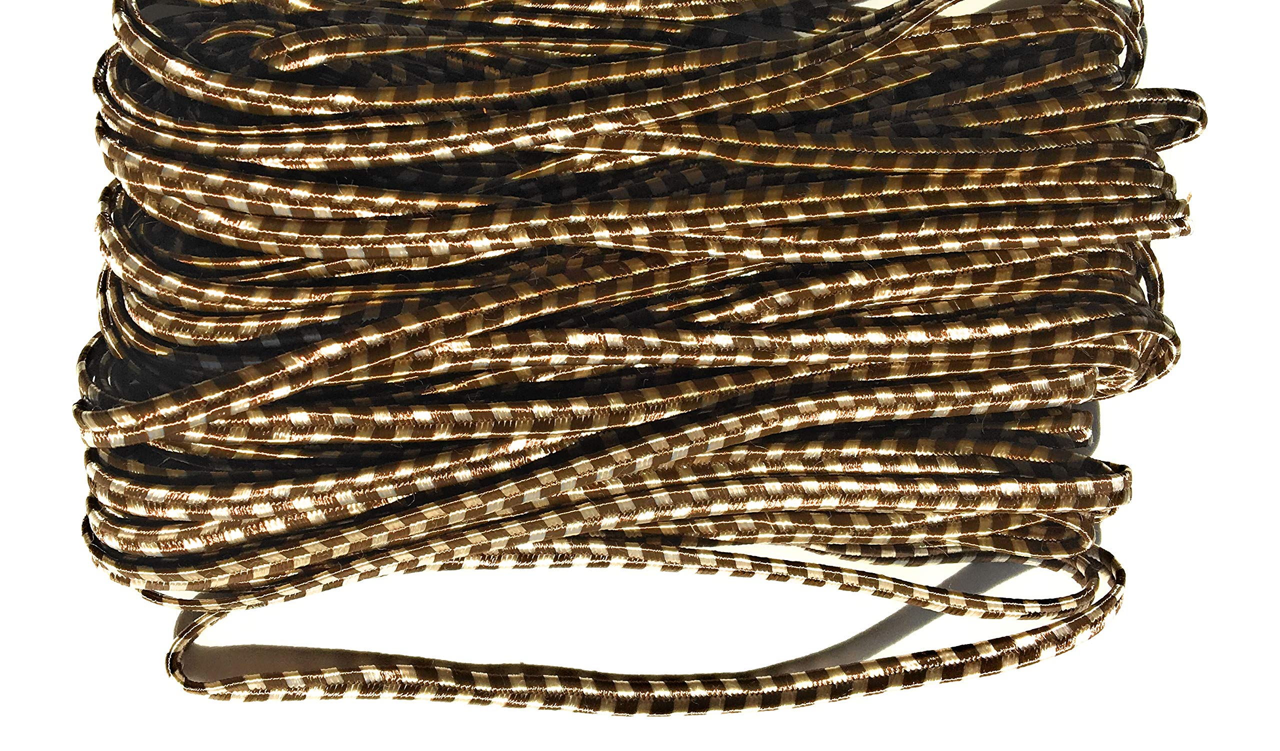 4mm Multi Color Soutache Rayon Brown Beige Braided Cord Beading, Sewing,Quilting Trimming String 10 Yards