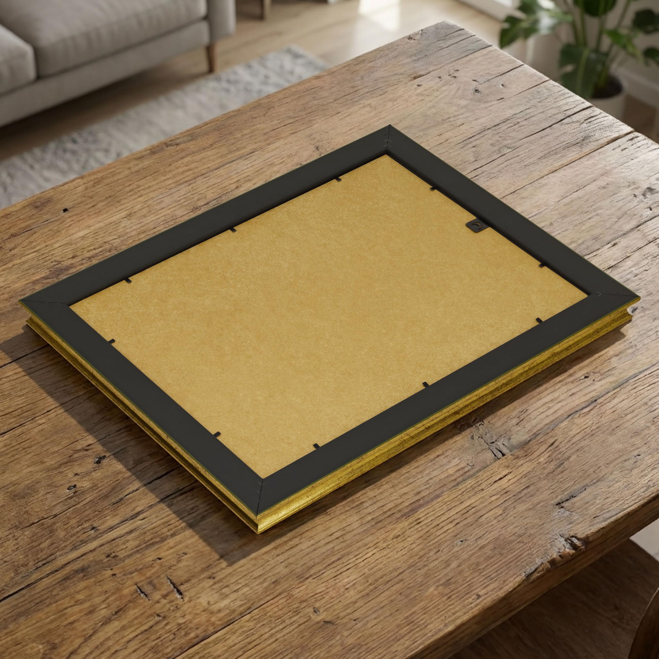 Bilderrahmen NOVA 50x70 cm Antik Gold – Barock Vintage Rahmen Antik Look – Fotorahmen für Fotos, Urkunden & Kunstwerke –Elegant & Dekorativ für Wohnzimmer, Büro, Galerie & Geschenkidee