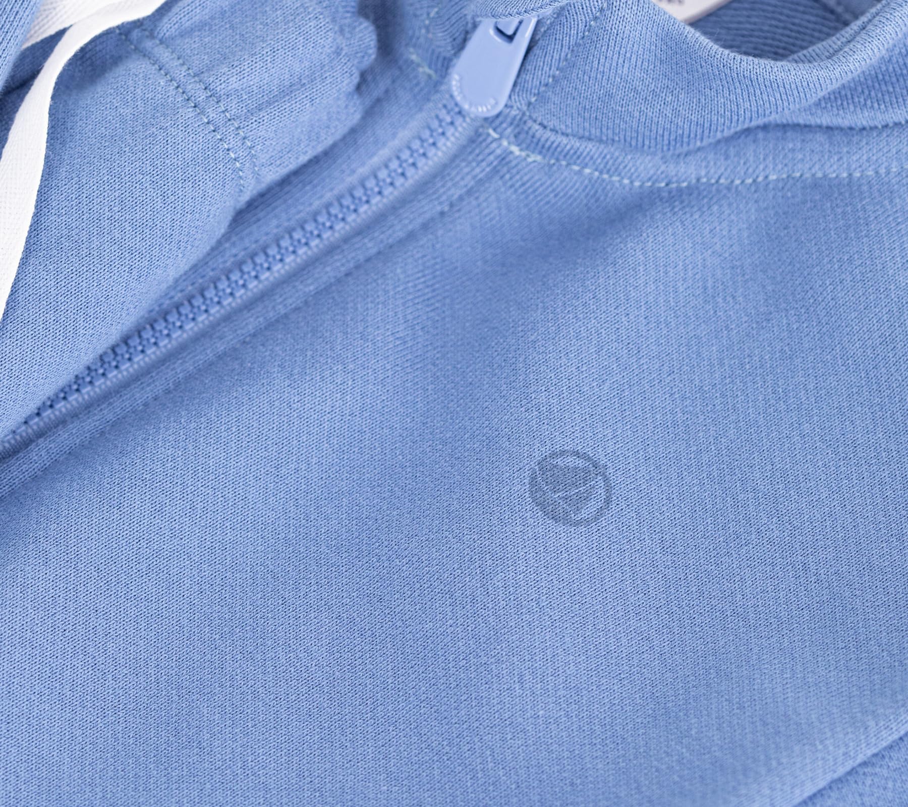 Petit Bateau Baby-Set Sweatshirt und Hose aus Baumwolle, einfarbig